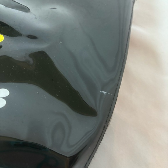 Marc Jacobs Fragrances Black Glossy PVC Multicolored Floral Tote Flower Garden - Picture 5 of 9